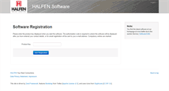 Desktop Screenshot of halfen-software.com