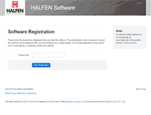 Tablet Screenshot of halfen-software.com